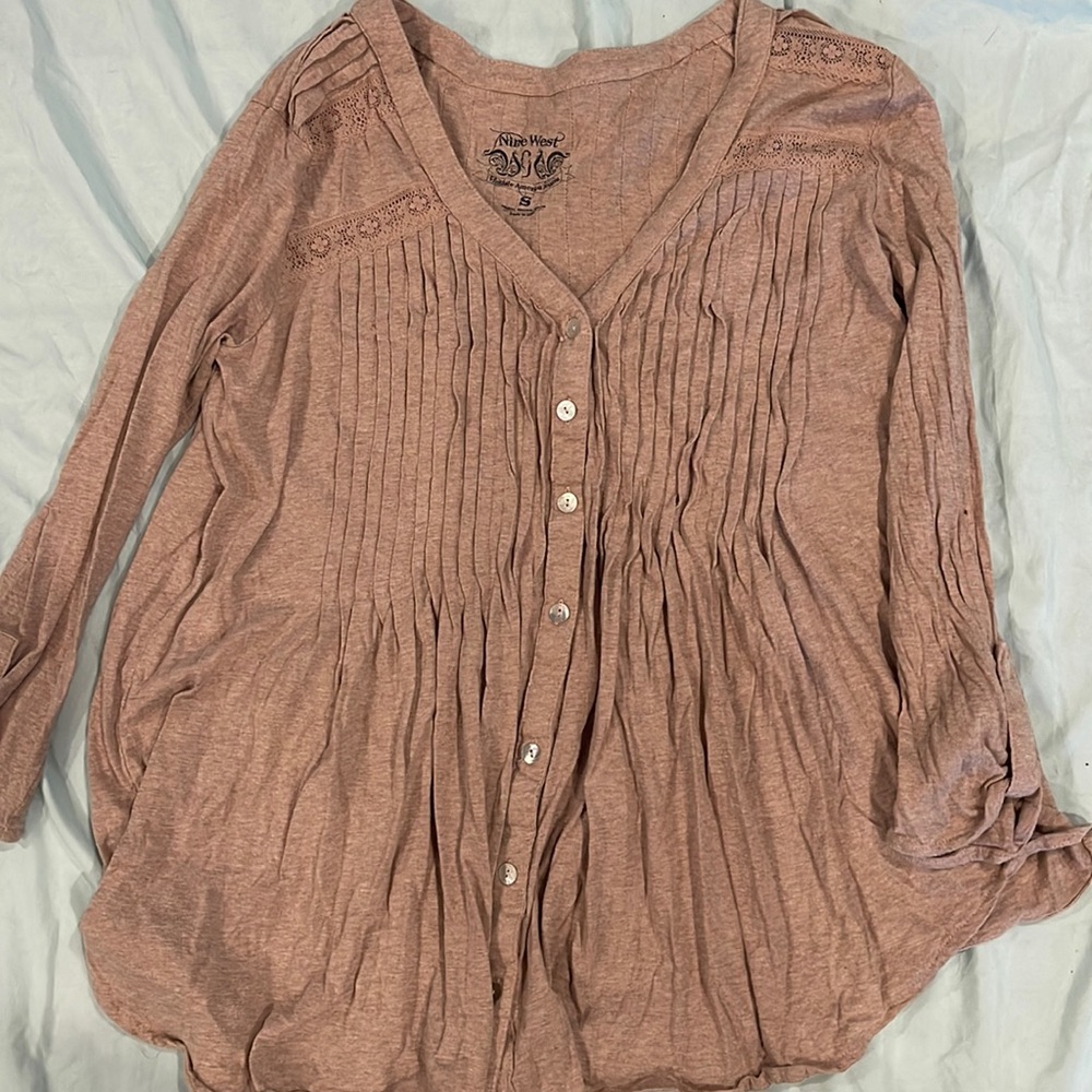 Tan blouse